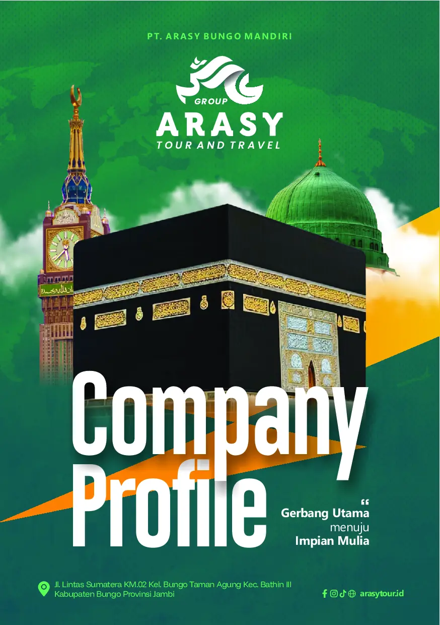 Halaman Tentang Arasy Tour and Travel