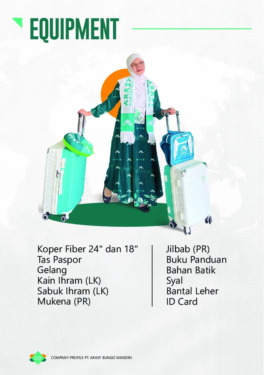 Halaman Tentang Arasy Tour and Travel